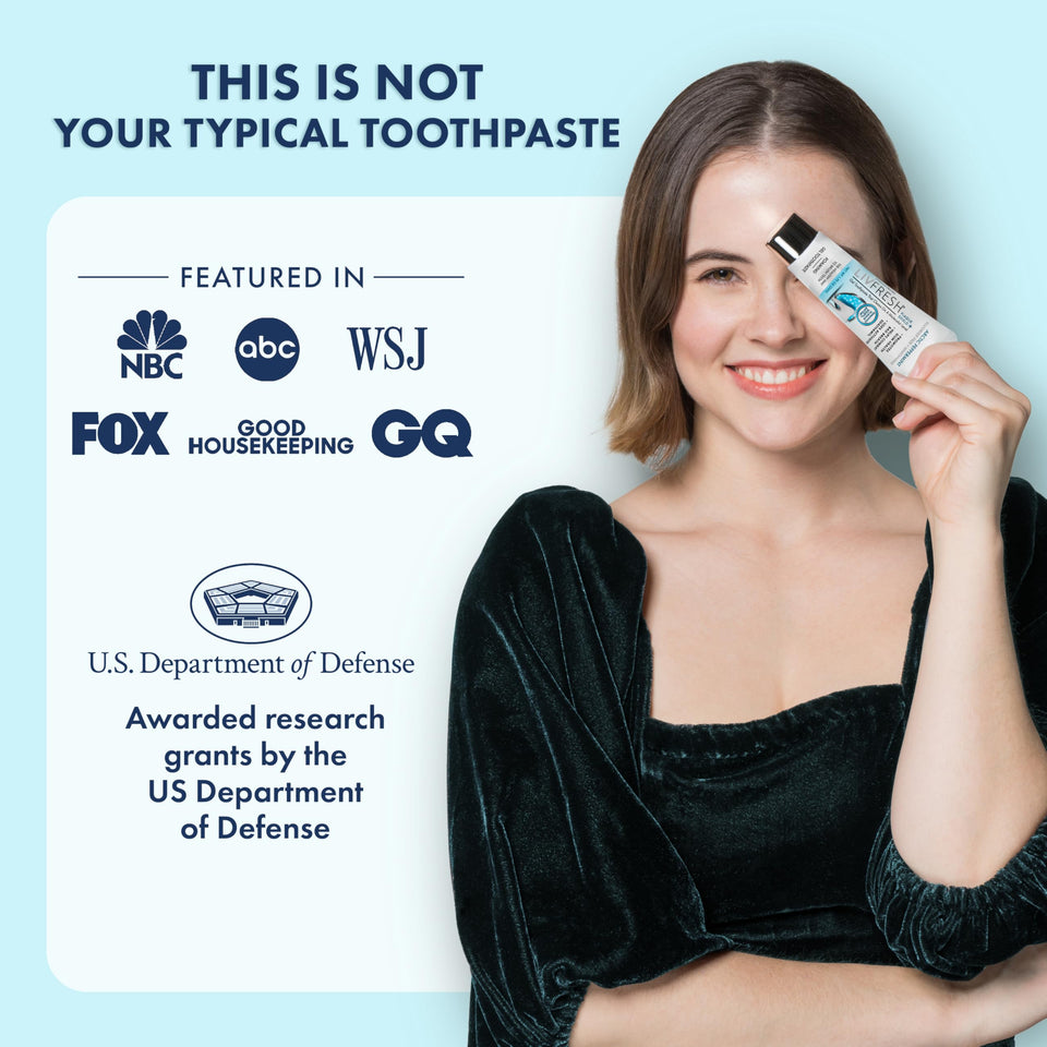 LIVFRESH Toothpaste Gel Clinically Proven for Better Plaque Removal and Improved Gum Health