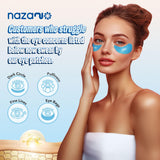 NAZANO Under Eye Patches 60 Pack with Gold Collagen and Hyaluronic Acid for Eye Area Hydration