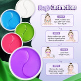 NAZANO Under Eye Patches 60 Pack with Gold Collagen and Hyaluronic Acid for Eye Area Hydration