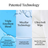 Neutrogena Makeup Remover Wipes Micellar Alcohol Free Face Towelettes Twin Pack 50 Count