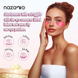 NAZANO Under Eye Patches 60 Pack with Gold Collagen and Hyaluronic Acid for Eye Area Hydration