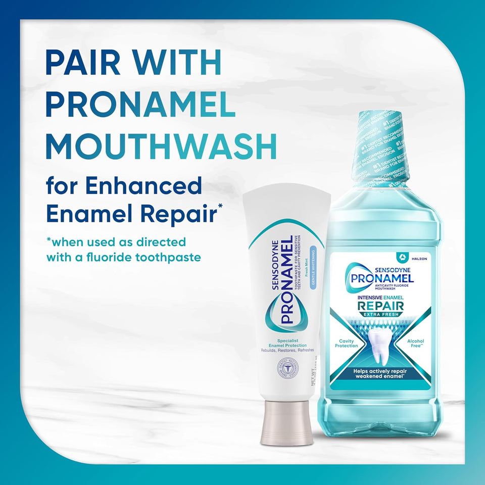 Sensodyne Pronamel Teeth Whitening Toothpaste for Enamel Protection Sensitivity Relief and Oral Care Pack of 4