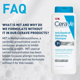 CeraVe Anti Dandruff Shampoo for Flake Removal Itchy Scalp Relief and Deep Hydration Care