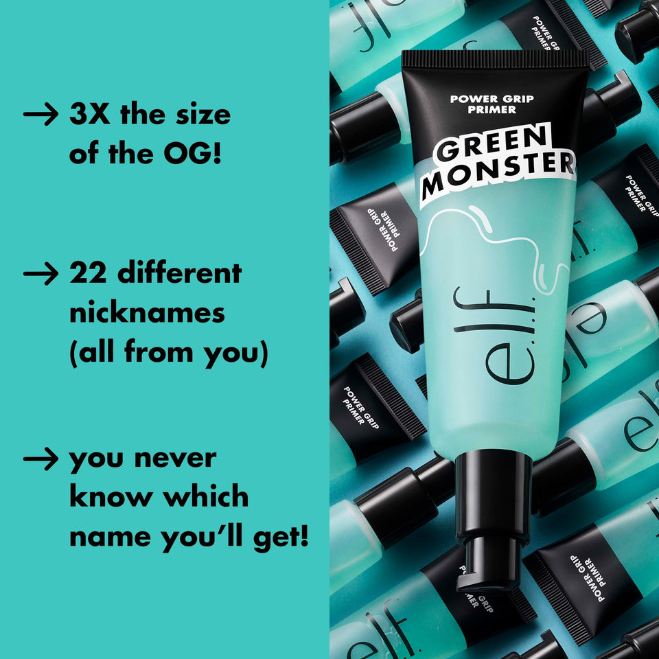 e.l.f. Power Grip Primer Gel Based Hydrating Face Primer for Long Lasting Makeup and Smooth Skin