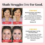 Luxe Color Changing Foundation Medium with Smart Shade Matching Formula for Natural Looking Skin