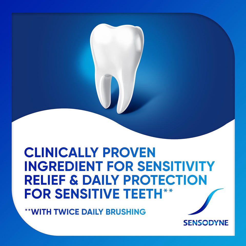 Sensodyne Repair and Protect Whitening Toothpaste for Sensitive Teeth with Cavity Protection Pack of 2