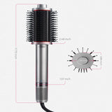 TYMO 4.0 Ionic Blow Dryer Brush 5-in-1 Lightweight 3X Faster Drying Anti-Frizz Metal Grey