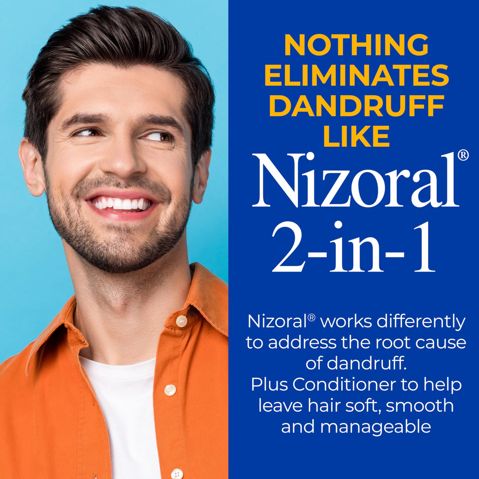 Nizoral Anti-Dandruff Shampoo with 1% Ketoconazole, Fresh Scent, 7 Fl Oz