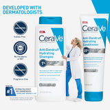 CeraVe Anti Dandruff Shampoo for Flake Removal Itchy Scalp Relief and Deep Hydration Care