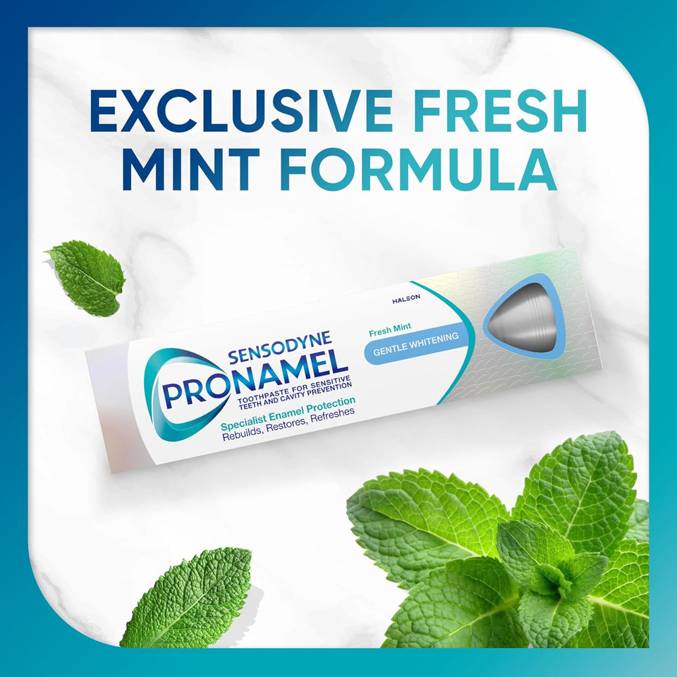 Sensodyne Pronamel Teeth Whitening Toothpaste for Enamel Protection Sensitivity Relief and Oral Care Pack of 4