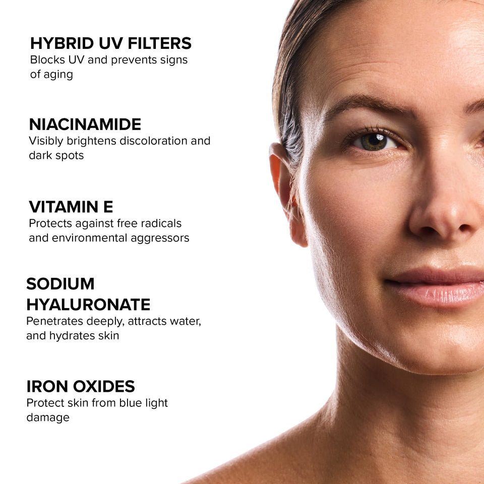 DRMTLGY Universal Tinted Moisturizer SPF 46 with Hyaluronic Acid and Broad Spectrum UV Protection