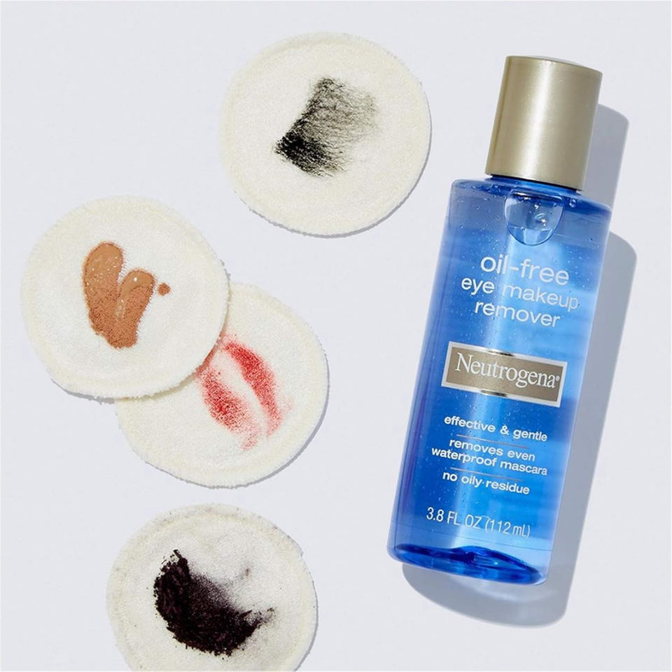 Neutrogena Gentle Oil Free Eye Makeup Remover for Sensitive Eyes and Waterproof Makeup Removal