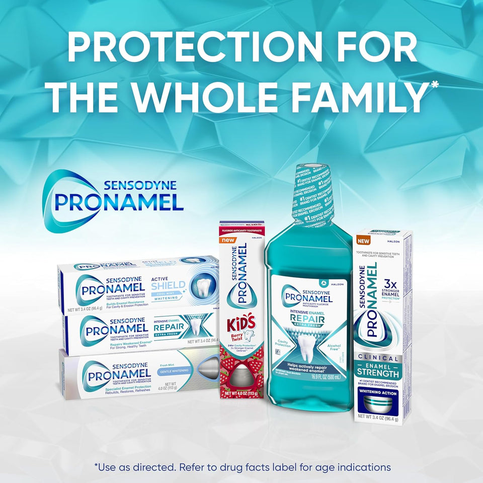 Sensodyne Pronamel Teeth Whitening Toothpaste for Enamel Protection Sensitivity Relief and Oral Care Pack of 4