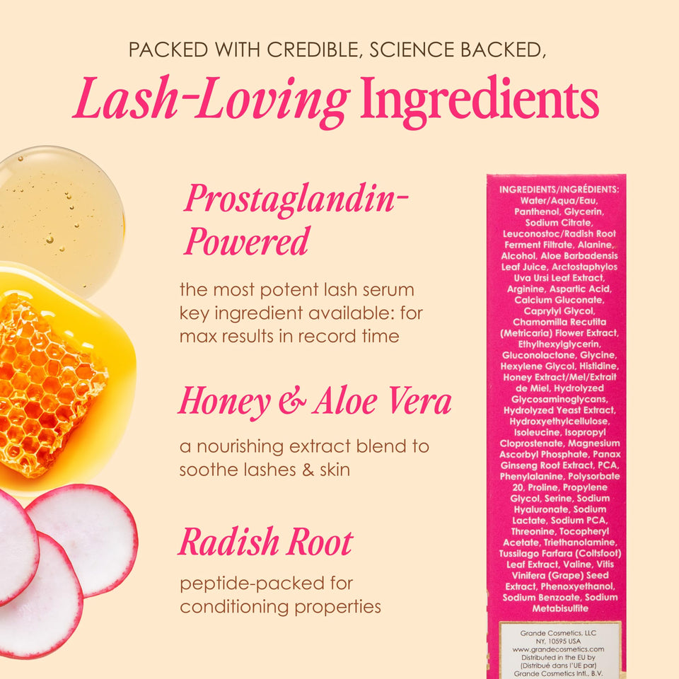 Grande Cosmetics GrandeLASH MD Lash Serum for Longer Thicker Fuller Looking Eyelashes Naturally