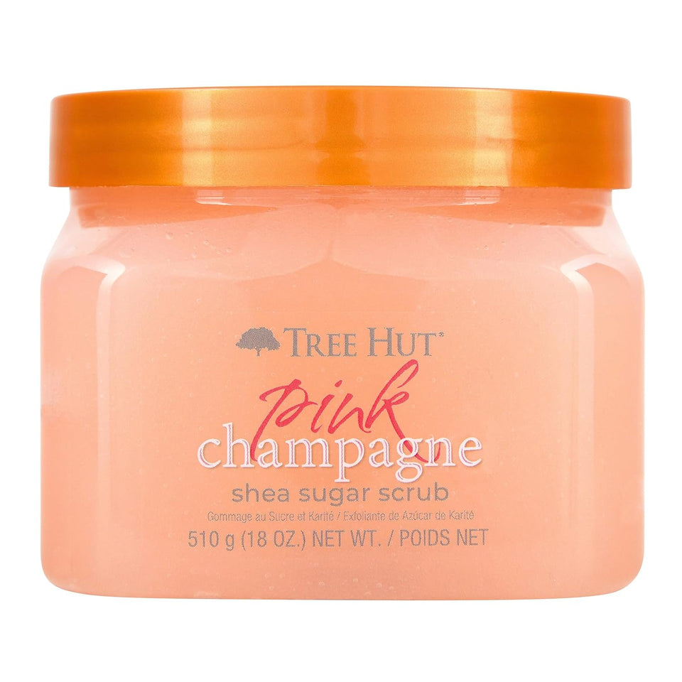 Tree Hut Vanilla Body Scrub with Shea Butter & Essential Oils Hydrating Sugar Exfoliator 18 Oz