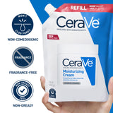 CeraVe Moisturizing Cream for Face & Body with Hyaluronic Acid & Ceramides 19 Oz