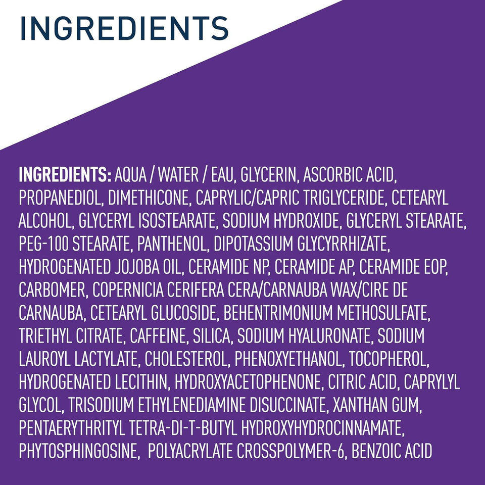 CeraVe Skin Renewing Vitamin C Eye Cream for Dark Circles & Puffiness with Ceramides 0.5 Oz