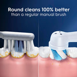 Oral-B iO Series Ultimate Clean Replacement Brush Heads 2 Count White Electric Toothbrush