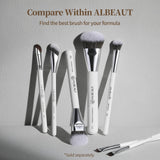 ALBEAUT Angled Concealer Brush Under Eye Precision Face Blending Foundation Brush