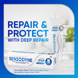 Sensodyne Repair and Protect Whitening Toothpaste for Sensitive Teeth with Cavity Protection Pack of 2