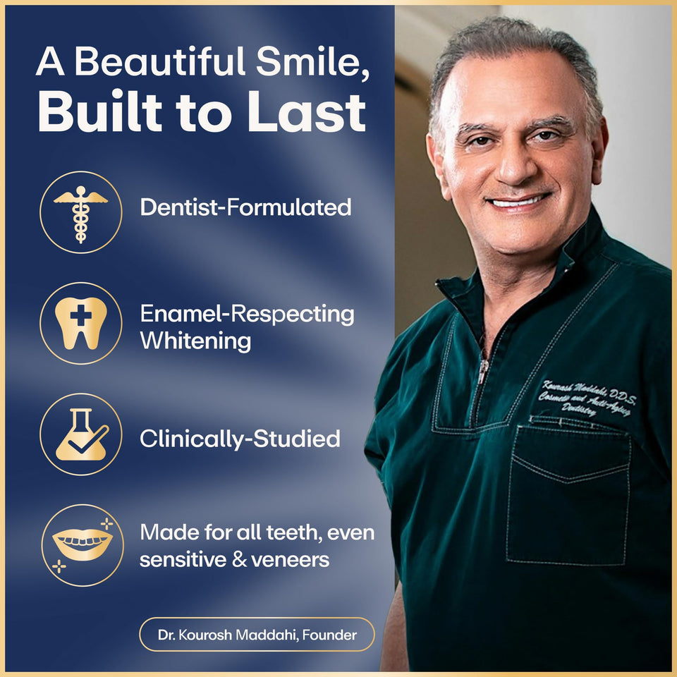 Lumineux Teeth Whitening Strips 21 Treatments 3 Months Peroxide Free Enamel Safe Sensitivity Free