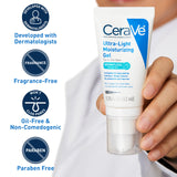 CeraVe Ultra Light Moisturizing Gel Face Cream with Ceramides Hyaluronic Acid & Niacinamide 1.75 Oz