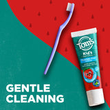 Tom’s of Maine Watermelon Wiggle Kids Toothpaste with Fluoride for Daily Cavity Protection Care
