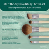 EcoTools 6 Piece Start the Day Beautifully Eco-Friendly Makeup Brush Set Vegan Cruelty-Free