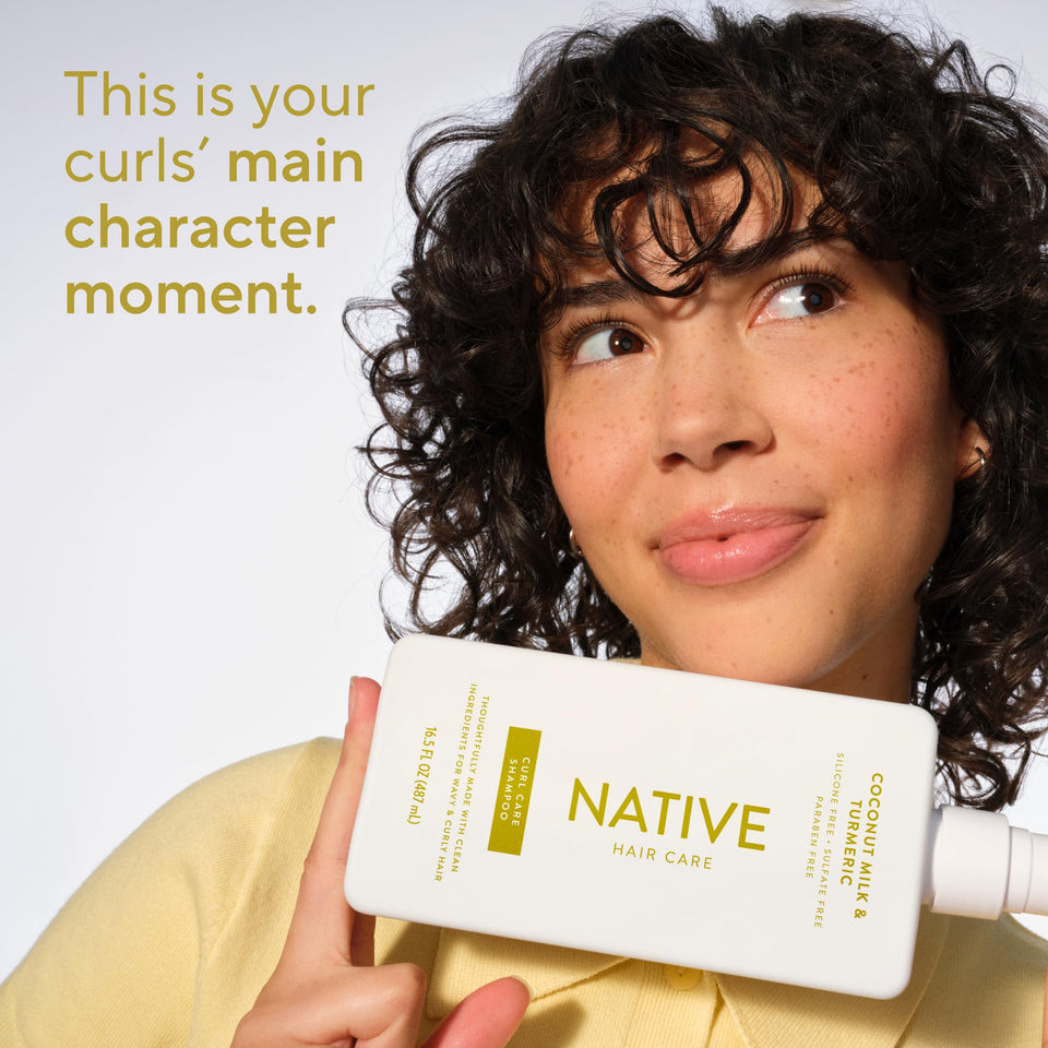 Native Coconut and Vanilla Shampoo and Conditioner Duo for All Hair Types with Clean Ingredients