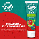 Tom’s of Maine Watermelon Wiggle Kids Toothpaste with Fluoride for Daily Cavity Protection Care