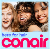 Conair 1875W Full Size Ionic Hair Dryer with Concentrator Attachment Black Chrome