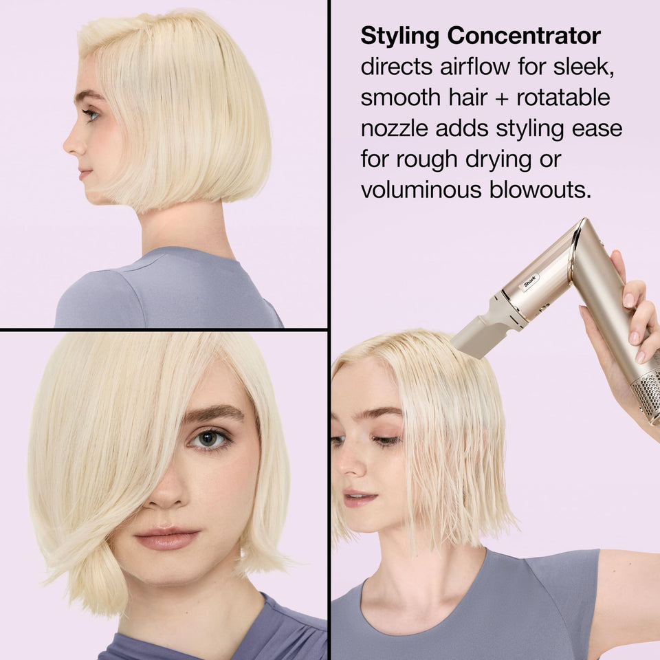 Shark FlexStyle Air Multi-Styler Drying System Hair Dryer Brush with Coanda Auto-Wrap Curlers Stone HD430