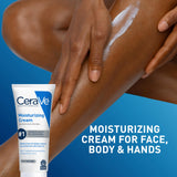CeraVe Moisturizing Cream for Face & Body with Hyaluronic Acid & Ceramides 19 Oz