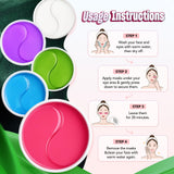 NAZANO Under Eye Patches 60 Pack with Gold Collagen and Hyaluronic Acid for Eye Area Hydration