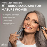 PrimeLash Volumizing Mascara for Mature Women with Long Lasting Wear and Hypoallergenic Formula