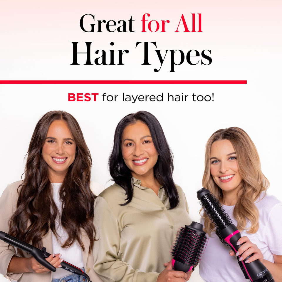 REVLON One-Step Hair Dryer and Round Brush Styler for Salon Blowout Volume and Shine