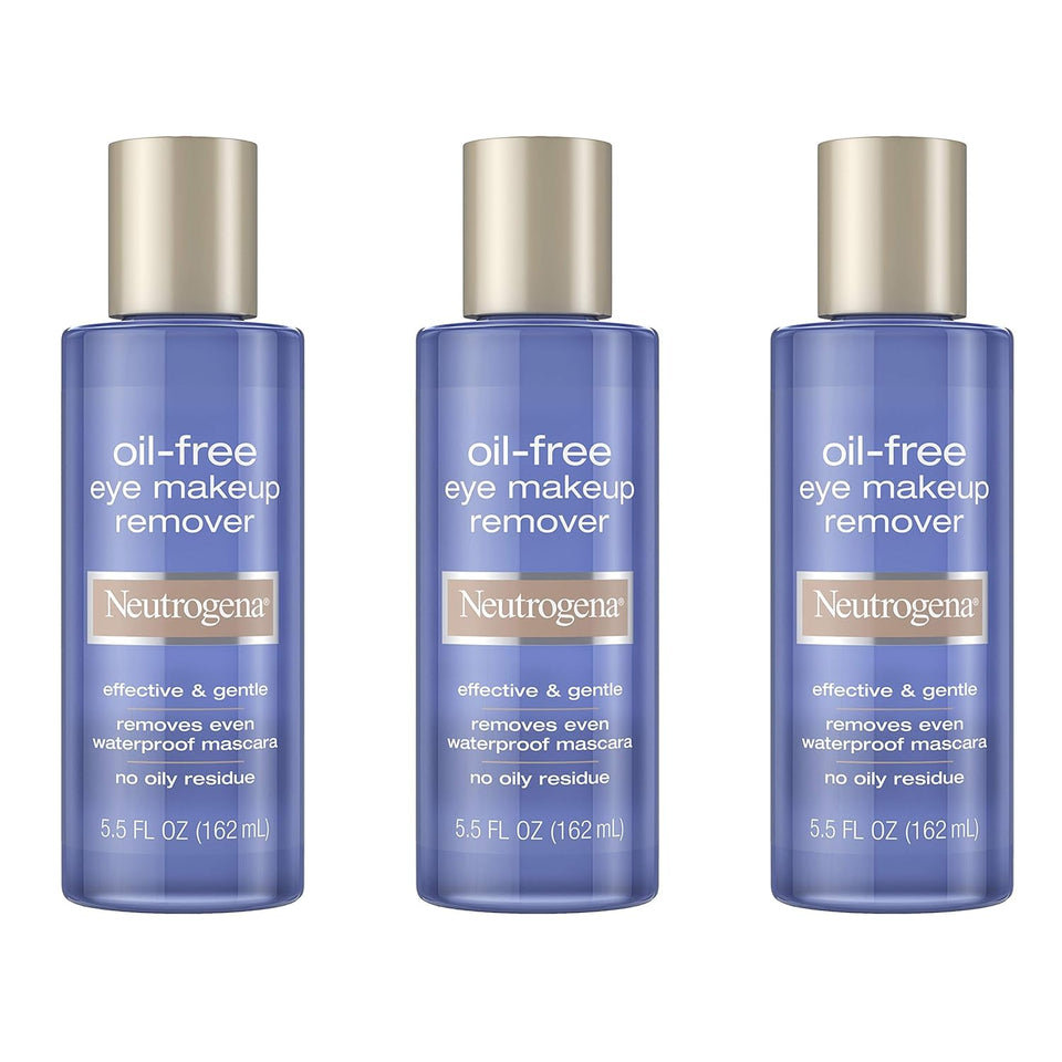 Neutrogena Gentle Oil Free Eye Makeup Remover for Sensitive Eyes and Waterproof Makeup Removal