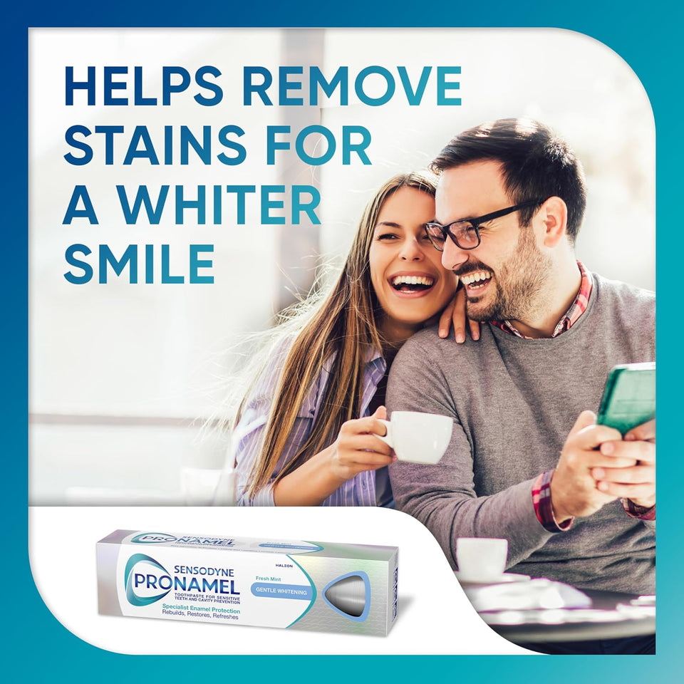 Sensodyne Pronamel Teeth Whitening Toothpaste for Enamel Protection Sensitivity Relief and Oral Care Pack of 4
