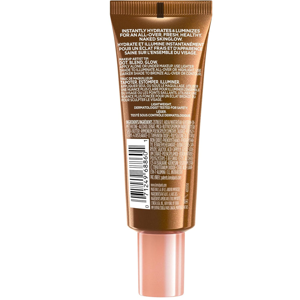 L'Oréal Paris Lumi Glotion Illuminator for Radiant Sun Kissed Skin and Everyday Makeup Glow
