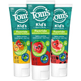 Tom’s of Maine Watermelon Wiggle Kids Toothpaste with Fluoride for Daily Cavity Protection Care