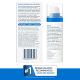 CeraVe Hyaluronic Acid Serum for Face with Vitamin B5 & Ceramides Deep Hydration 1 Oz