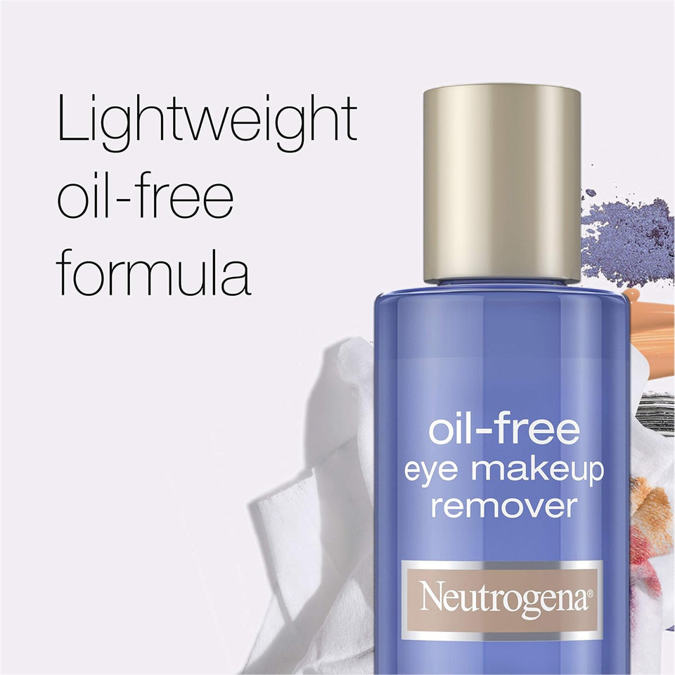 Neutrogena Gentle Oil Free Eye Makeup Remover for Sensitive Eyes and Waterproof Makeup Removal