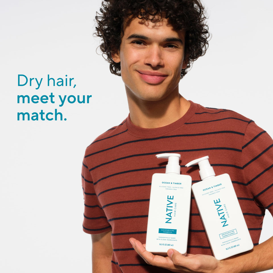 Native Coconut and Vanilla Shampoo and Conditioner Duo for All Hair Types with Clean Ingredients