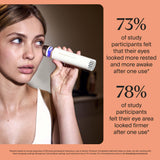 Therabody TheraFace Depuffing Wand Cold Heat Skincare Eye Massager Dark Circles Radiance White