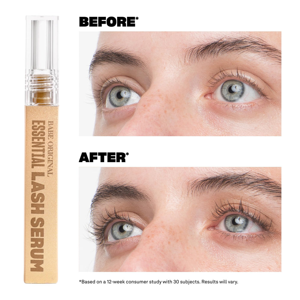 Babe Original Lash Serum for Fuller Longer Looking Eyelashes and Healthier Lash Appearance