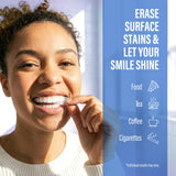 GuruNanda Teeth Whitening Strips 7-Day Kit Non-Slip Dry Strip Technology Brighter Smile