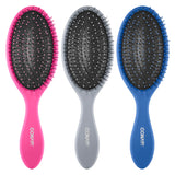Conair detangling hair brush set 3 pack blue pink gray wet dry all hair types - BuyO