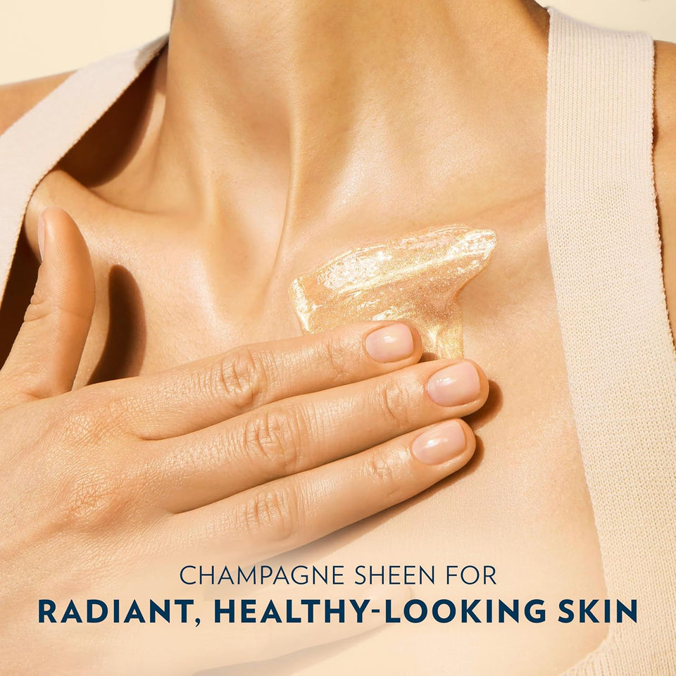 Vaseline Sunlit Glow Body Gel Oil with Vanilla Cocoa Shimmer and Ultra Hydrating Lipids Formula
