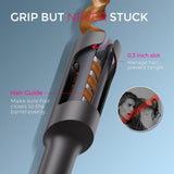 TYMO CURLPRO Automatic Rotating Curling Iron with Ionic Ceramic Barrel for Beach Waves Pink