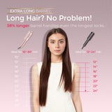 TYMO CurlPro Plus Ceramic Automatic Hair Curler with Anti-Scald Design for Long Hair Women Gold